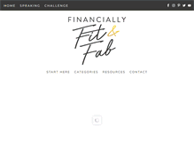 Tablet Screenshot of financiallyfitandfab.com